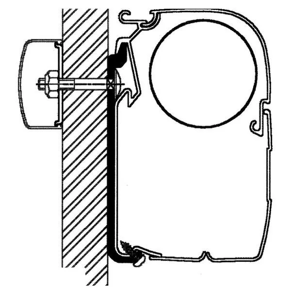 Thule Flat-Adapter, Länge 4 M 1 Thule Flat-Adapter, Länge 4 M