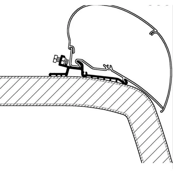 Thule Adapter Hymer SX, Länge 4,5 M 1 Thule Adapter Hymer SX, Länge 4,5 M