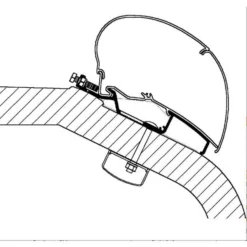 Thule Adapter LMC Liberty TI / TEC, Länge 5 M
