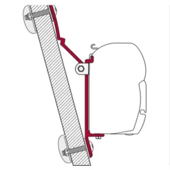 Fiamma U-Adapter -Camping-Outdoor Geschäft 11637 2 fiamma adapter u b markise