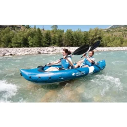 Kajak Sevylor Tahaa Kit - Aufblasbares Kajak -Camping-Outdoor Geschäft 2 personen aufblas luft tandem kajak sevylor tahaa kit schlauchkajak einsteigerkajak inklusive paddel 1000 5 22636