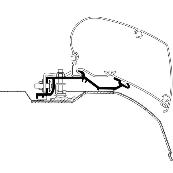 Thule Adapter Für Fiat Ducato H2 Ab 2006 1 Thule Adapter Für Fiat Ducato H2 Ab 2006