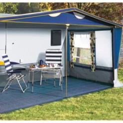 Vorzeltteppich Arisol Briolite Exclusiv, 250cm Tiefe, Blau -Camping-Outdoor Geschäft arisol briolite vorzeltteppich 2 13605