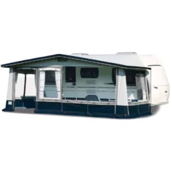 Vorzelt Brand Castello -Camping-Outdoor Geschäft brand castello tuer ganz links 2 vorderwand 1 seitenwand element zur veranda abgeklappt 1000 2 6622