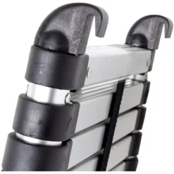 Teleskopierbare Aluminium-Nischenleiter Brunner Laddy Alcove -Camping-Outdoor Geschäft brunner laddy alcove teleskopierbare aluminium nischenleiter teleskopleiter alkovenleiter campingleiter haltegurt 1000 5 23761