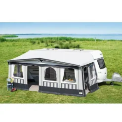 Vorzelt DWT Atelier Chalet Mit Vordach -Camping-Outdoor Geschäft dwt atelier chalet delphin ganzjahresvorzelt 4 3732