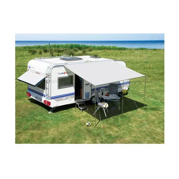 Wohnwagen-Sonnendach DWT Flora, Grösse 6, Hellgrau 1 Wohnwagen-Sonnendach DWT Flora, Grösse 6, Hellgrau