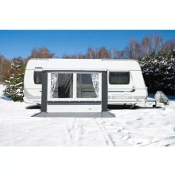 Wintervorzelt DWT Cortina II, Grau, Grösse 5 -Camping-Outdoor Geschäft dwt teilvorzelt vorzelt cortina II cortina 2 grau wohnwagenvorzelt 6 5 18397