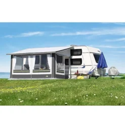 Caravan-Vorzelt DWT Juwel III - Mittigeinzug -Camping-Outdoor Geschäft dwt teilvorzelt vorzelt juwel III juwel 3 wohnwagenvorzelt 3 2 15364