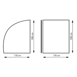 Eurotrail Bike Shelter XL Für Wohnmobile / Wohnwägen -Camping-Outdoor Geschäft eurotrail bike shelter xl fahrzeugschutz abdeckplane lagerzelt masse 1000 2 19633