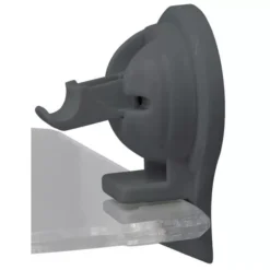 Eurotrail Eckregal Mit Saug-Haken, Dunkelgrau -Camping-Outdoor Geschäft eurotrail eck regal mit saug haken dunkelgrau campingregal 2 15802