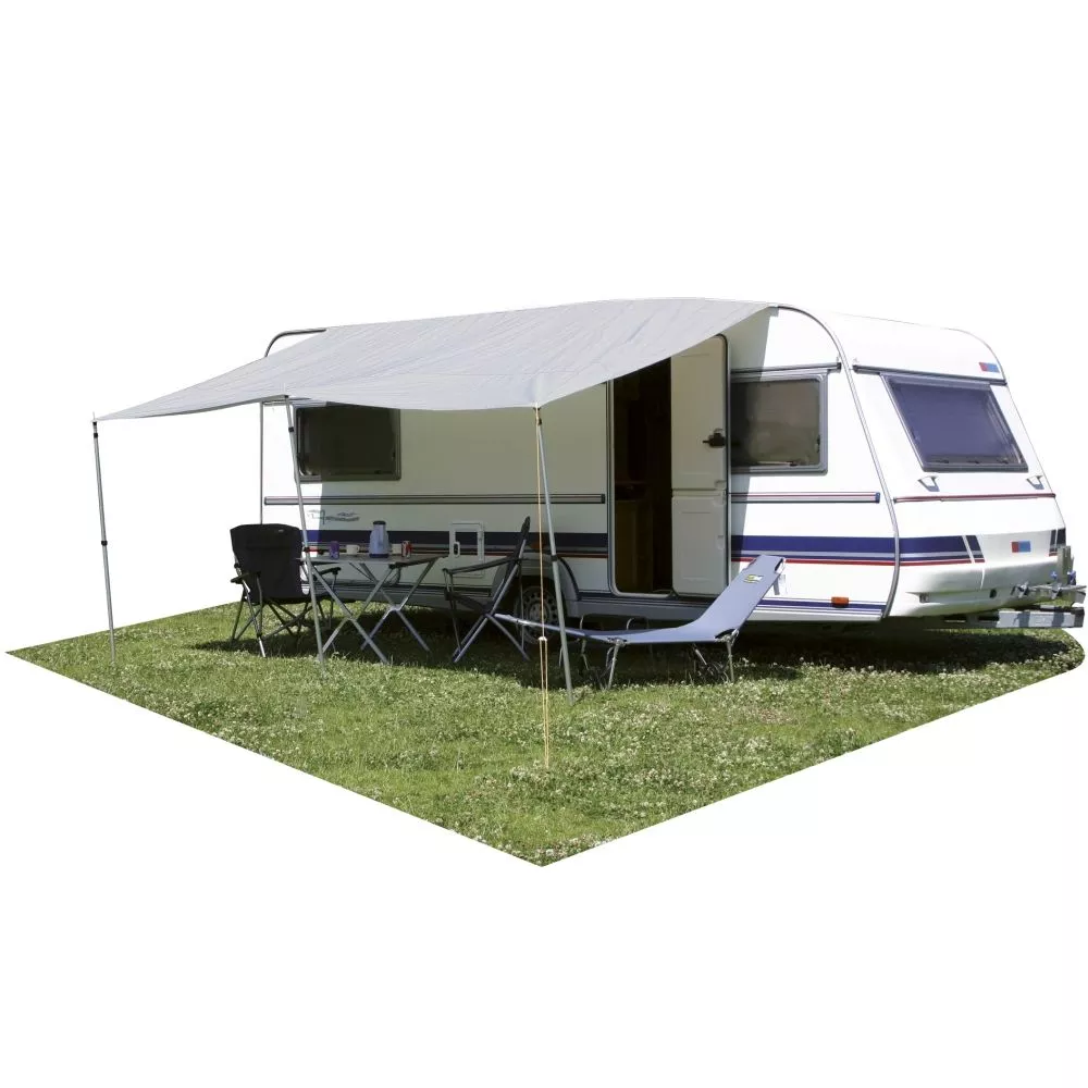 Wohnwagen-Sonnendach Eurotrail Universal Basic, 400x240 Cm, Grau 1 Wohnwagen-Sonnendach Eurotrail Universal Basic, 400x240 Cm, Grau
