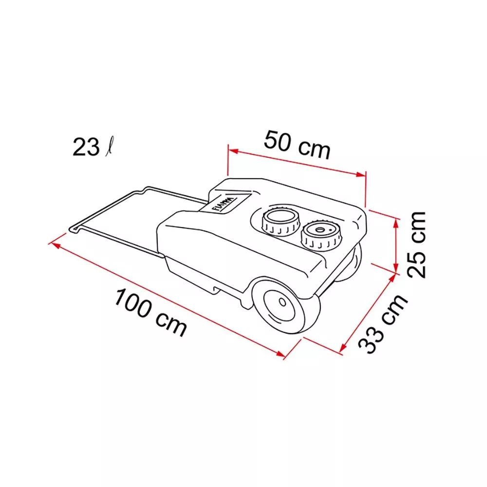 Wassertank Wohnmobil Fiamma Frischwasser-Rolltank 23 F 2 Wassertank Wohnmobil Fiamma Frischwasser-Rolltank 23 F – Bild 2