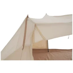 Firstzelt Nordisk Ydun Sky 5.5 -Camping-Outdoor Geschäft firstzelt nordisk ydun sky 5 5 sandshell seitenwand aufgestellt tarp loesung 1000 9 25043