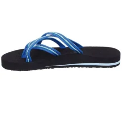 Damensandale, Flip-Flops Teva Olowahu W's, Lindi Blue -Camping-Outdoor Geschäft flip flops teva olowahu ws damensandale zehenstegsandale zehentrennsandale lindi blue 2 17938
