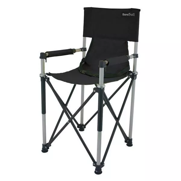 Kinder-Campingstuhl Eurotrail Petit Jr., Schwarz 1 Kinder-Campingstuhl Eurotrail Petit Jr., Schwarz