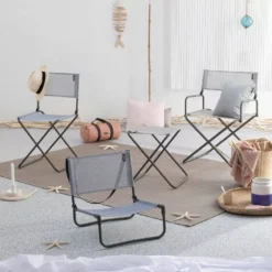 Campingstuhl Lafuma CNO Stuhl Velio Mix, Ondée 5 Campingstuhl Lafuma CNO Stuhl Velio Mix, Ondée -Camping-Outdoor Geschäft klappstuhl leichter campingstuhl lafuma cno stuhl velio mix ondee grau blauer regiestuhl balkon garten 1000 2 23959