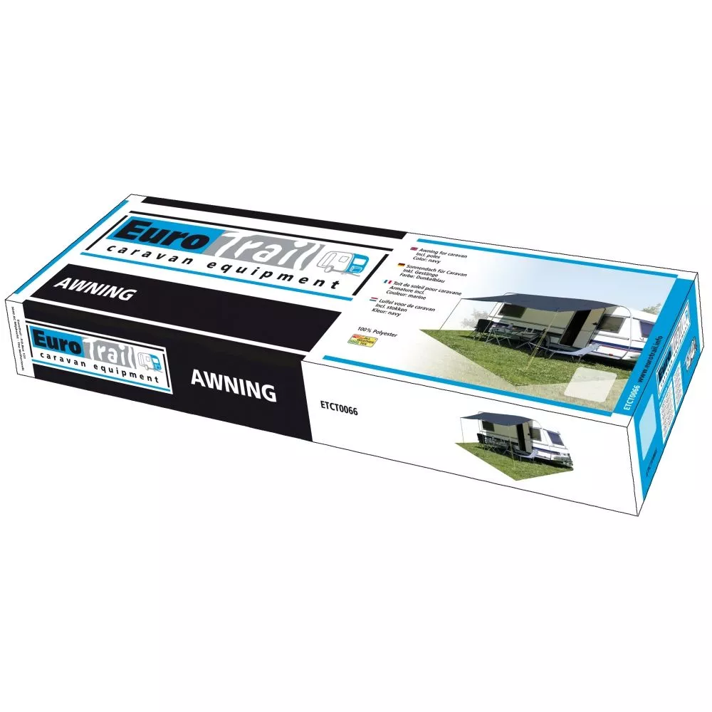 Wohnwagen-Sonnendach Eurotrail Universal Basic, 200x240 Cm, Marine 2 Wohnwagen-Sonnendach Eurotrail Universal Basic, 200x240 Cm, Marine – Bild 2
