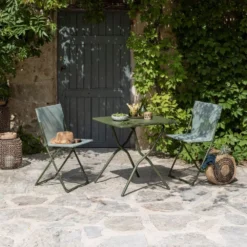 Campingtisch Lafuma Balcony II, Moss -Camping-Outdoor Geschäft lafuma balcony 2 colorblock quadratischer tisch moss klapptisch campingtisch balkontisch 1000 8 24937