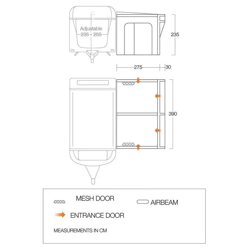 Aufblasbares Vorzelt Vango Riviera Air 390 Elements All Season 2 Aufblasbares Vorzelt Vango Riviera Air 390 Elements All Season – Bild 2