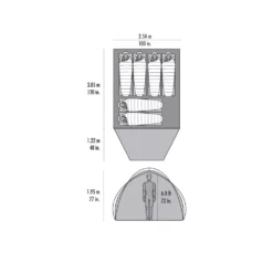 Familien-Zelt MSR Habitude 6 -Camping-Outdoor Geschäft msr habitude 6 sechspersonenzelt gruppenzelt grosses familienzelt outdoorzelt campingzelt trekkingzelt 1000 2 23349