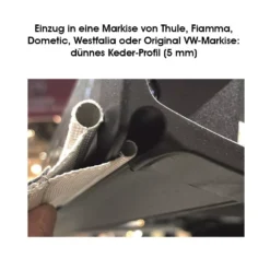 Buszelt-Kederadapter Outwell Befestigung-Adapter-Set Mit Doppelkeder 7-7+5 Mm -Camping-Outdoor Geschäft outwell einzug in eine markise von thule fiamma dometic westfalia oder original vw markise duennes keder profil 5 mm 1000 6 20116