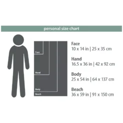 Outdoorhandtuch PackTowl Personal Handtuch | Body 64x137cm | Lake Blue 5 Outdoorhandtuch PackTowl Personal Handtuch | Body 64x137cm | Lake Blue -Camping-Outdoor Geschäft packtowl personal handtuch groessenuebersicht face hand body beach 1000 2 24955