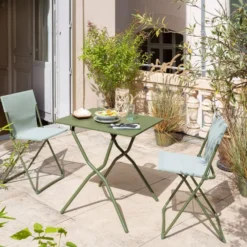 Campingtisch Lafuma Balcony II, Moss -Camping-Outdoor Geschäft tisch terrasse lafuma balcony 2 colorblock moss klappbarer gruener campingtisch balkontisch 1000 9 24937