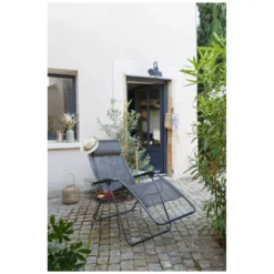 Relaxstuhl Lafuma RSXA Clip, Graphite -Camping-Outdoor Geschäft verstellbarer relaxsessel lafuma rsxa clip campingstuhl komfortstuhl gartenstuhl 1000 3 24884