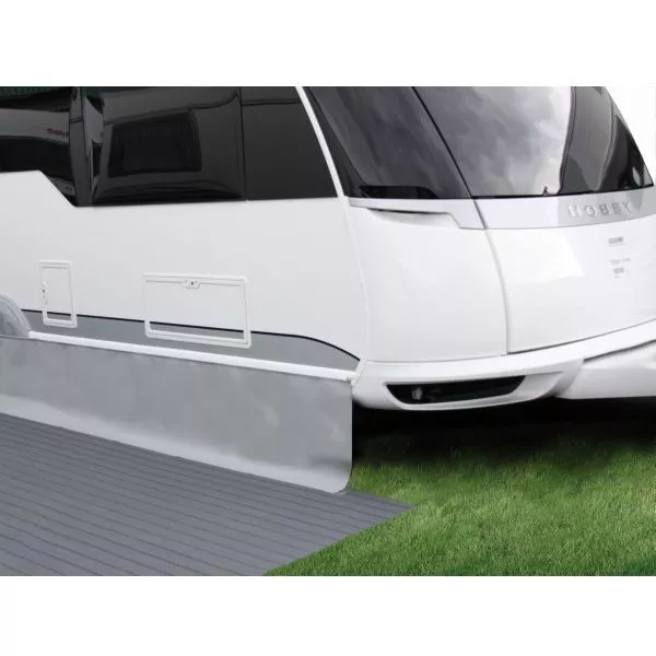 Hindermann Bodenschürze / Windblende, Premium, Hellgrau 1 Hindermann Bodenschürze / Windblende, Premium, Hellgrau